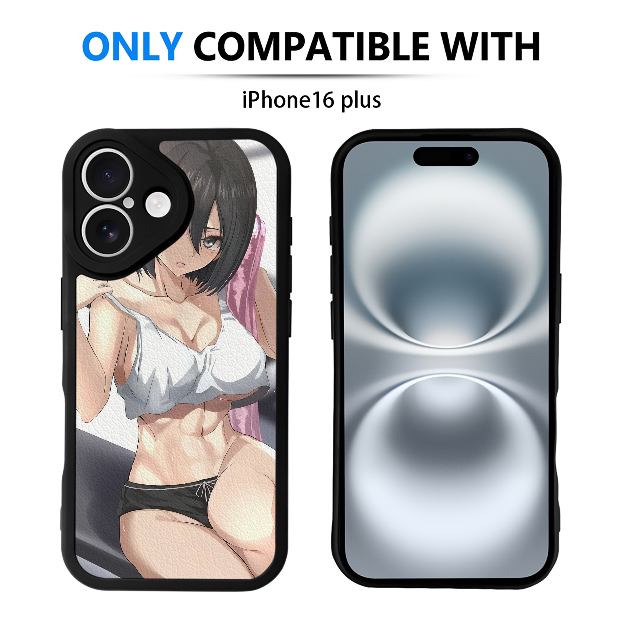 （画像用） 進撃の巨人 Attack on Titan 【iPhone 16シリーズ対応】シリコンスマホケース（レザー調） 材質：シリコン